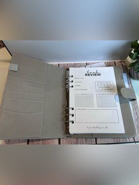 Probably Smut Book Review Notebook and Insert